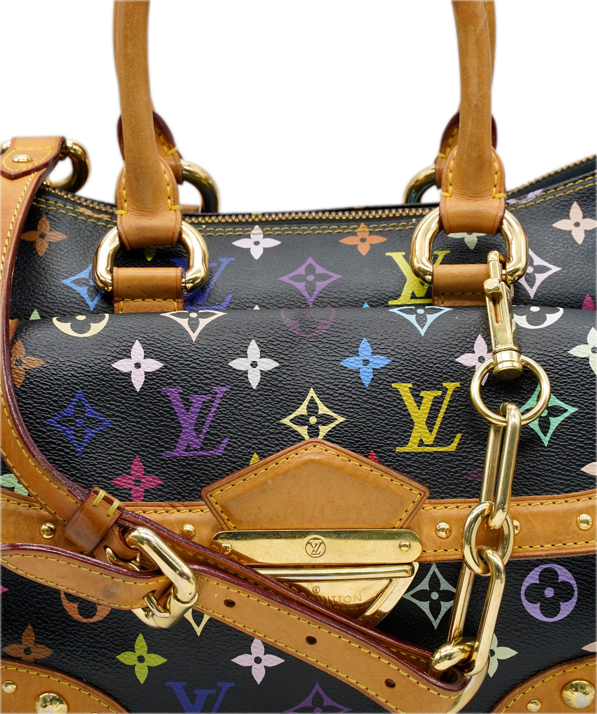 Louis Vuitton Louis Vuitton Ltd. Ed. ""Takashi Murakami Multicolore" Black Monogram Bag
