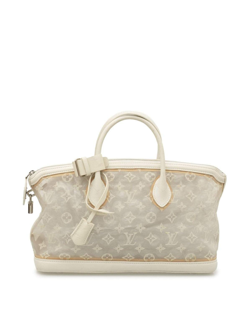 Louis Vuitton Transparence Lockit Handbag Mesh and Leather - ShopStyle  Satchels & Top Handle Bags
