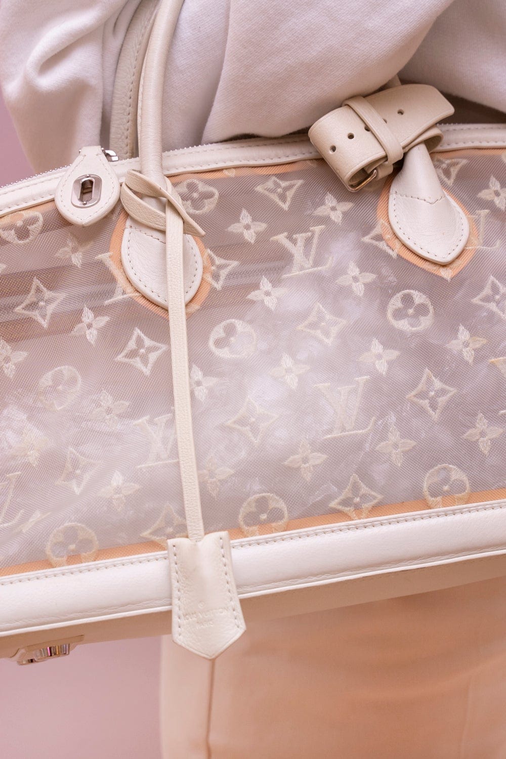 Louis Vuitton Lockit Handbag in Transparent Leather