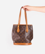 Louis Vuitton LOUIS VUITTON Monogram Bucket PM Shoulder Bag FL0054