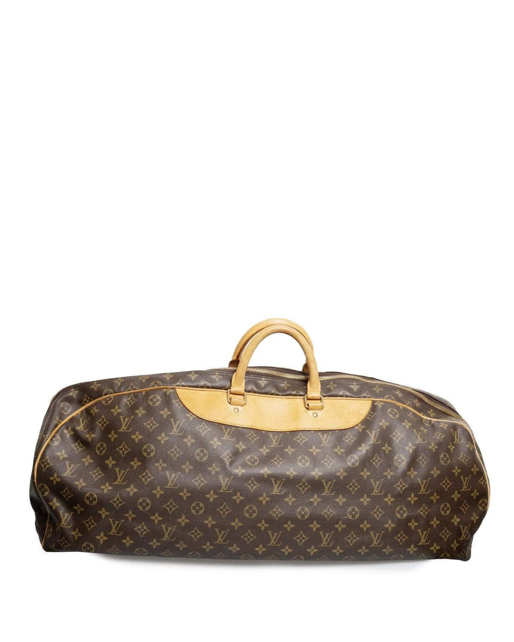 Louis Vuitton Carry it Monogram Canvas Shoulder Bag Brown