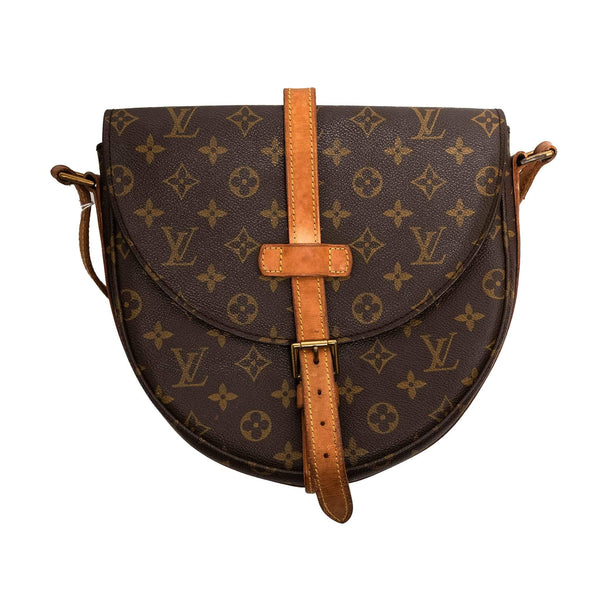 Louis Vuitton Monogram Canvas Chantilly Lock Shoulder Bag (SHF-d0iwvG)