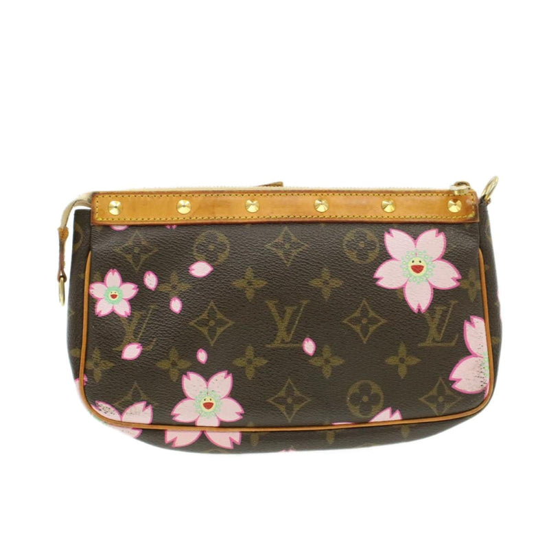 Louis Vuitton Cherry Blossom Pochette Accessoires Wristlet Pouch Bag 199lvs  | eBay