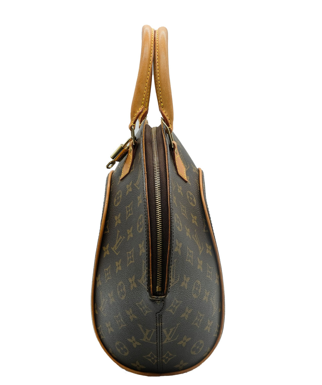 Auth Louis Vuitton Ellipse GM Monogram M51128 Handle Strap Leather