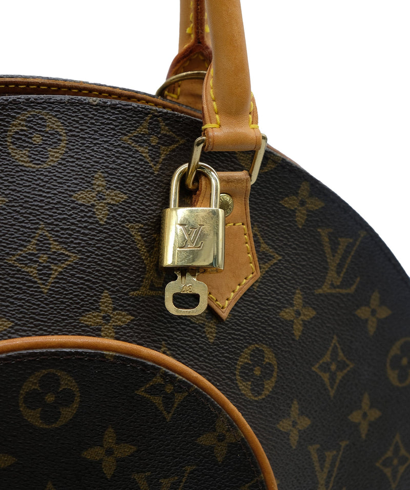 Louis Vuitton Monogram Canvas Ellipse Top Handle Bag MM Louis Vuitton