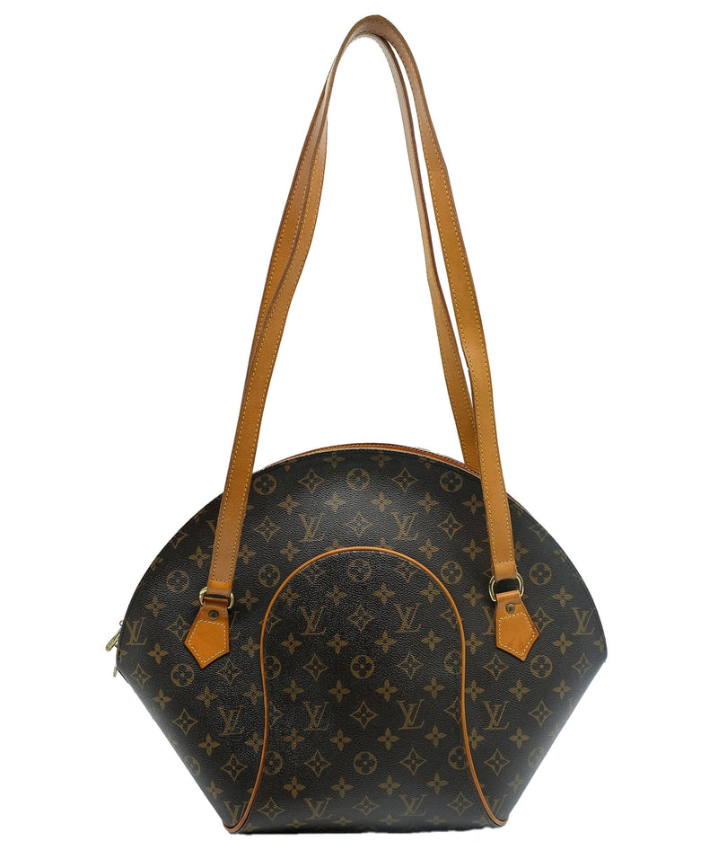 頂級A貨Louis Vuitton M51265 中古小号牛角包單肩包老花帆布尺寸