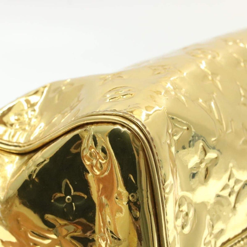 Louis Vuitton LOUIS VUITTON Monogram Gold Mirror Speedy 35
