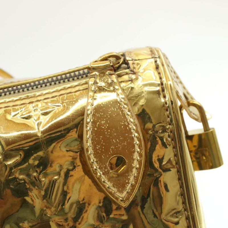 LOUIS VUITTON Mirroir Speedy 35 Gold Mirror Bag WOW! **RARE LIMITED**