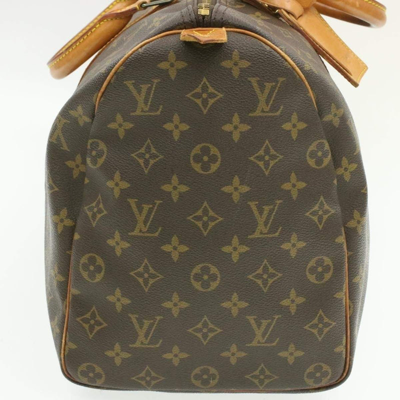 Louis Vuitton, Bags, Louis Vuitton Epi Keepall 45 Boston Bag Brown Zipang  Gold M42978 Lv Auth 3799