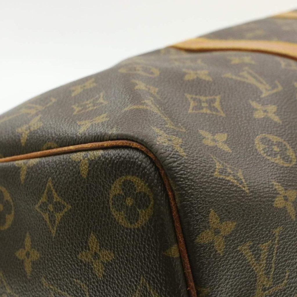 Louis Vuitton, Bags, Louis Vuitton Epi Keepall 45 Boston Bag Brown Zipang  Gold M42978 Lv Auth 3799