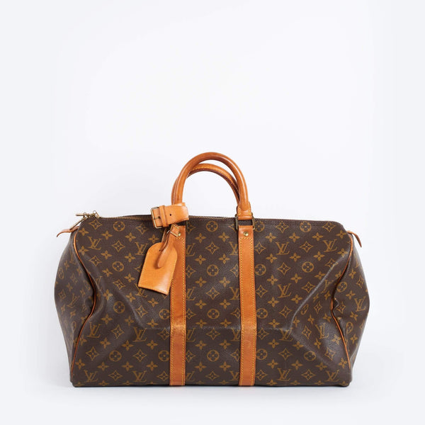 LOUIS VUITTON Monogram Keepall 45 Boston Bag LV VI874 – LuxuryPromise