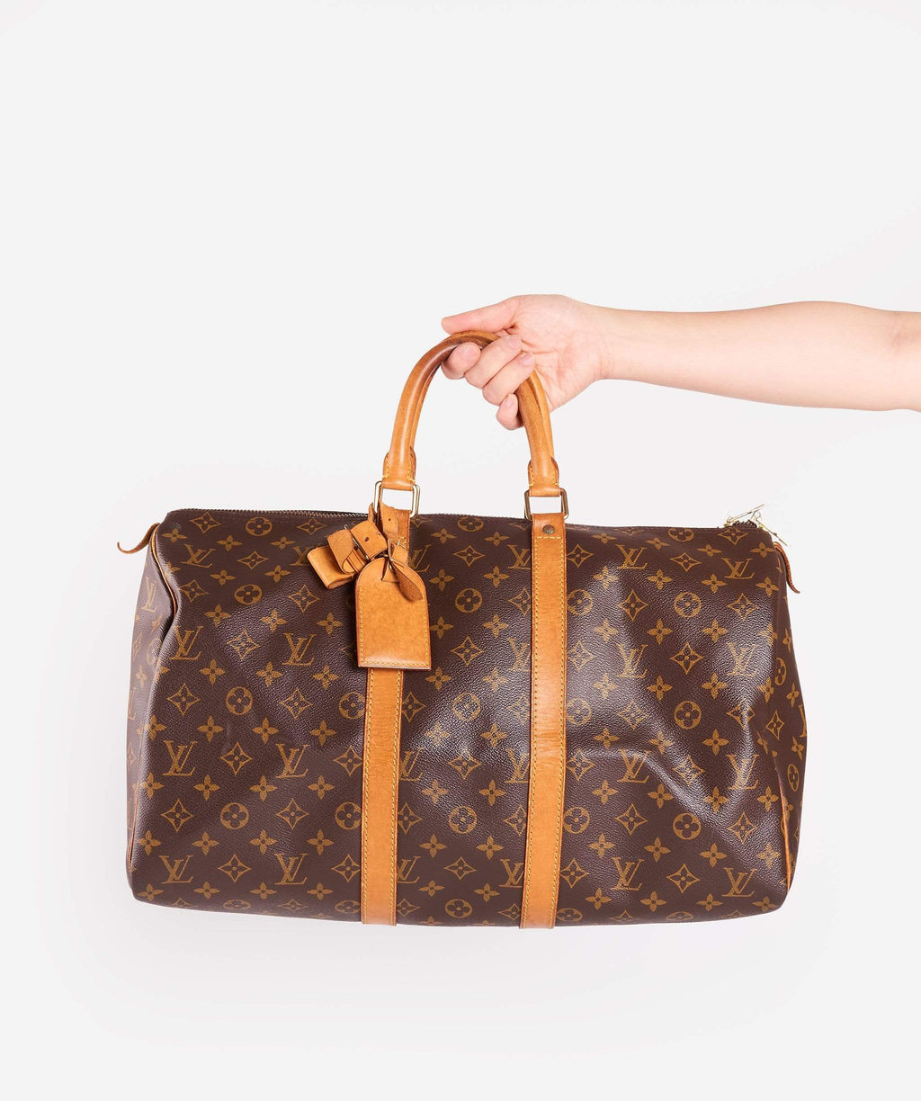 Louis Vuitton Keepall 45 Monogram Duffle - Lv Travel Bag