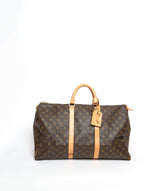 Louis Vuitton LOUIS VUITTON Monogram Keepall 50 Boston Bag FL1012