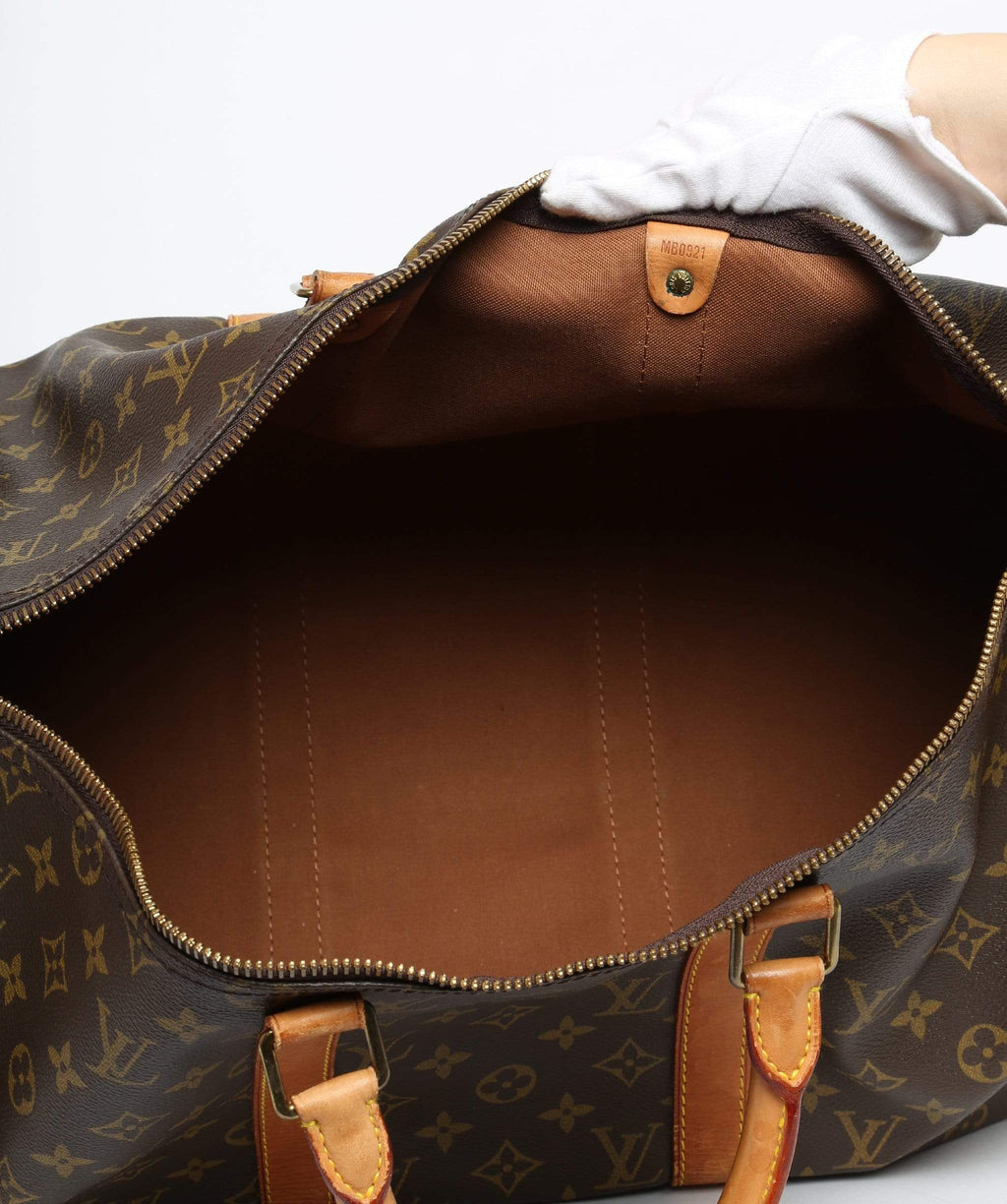 Vintage Louis Vuitton Monogram Keepall 50 Boston Travel Luggage