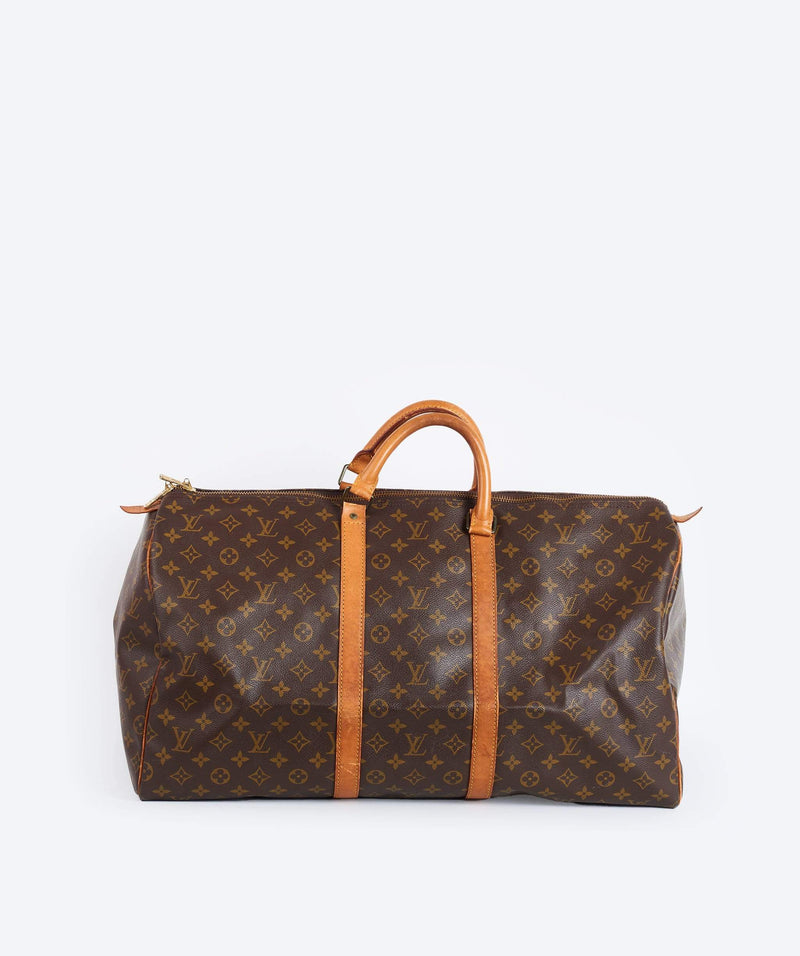 Louis Vuitton LOUIS VUITTON Monogram Keepall 55 Boston Bag LV MI9008