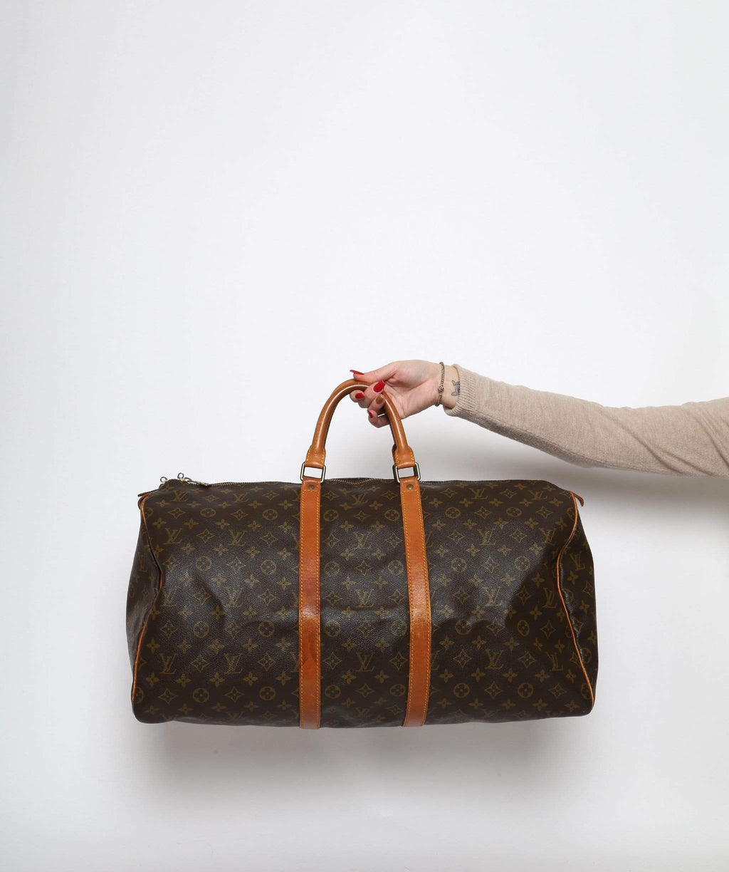 LOUIS VUITTON Monogram Keepall 55 1312988