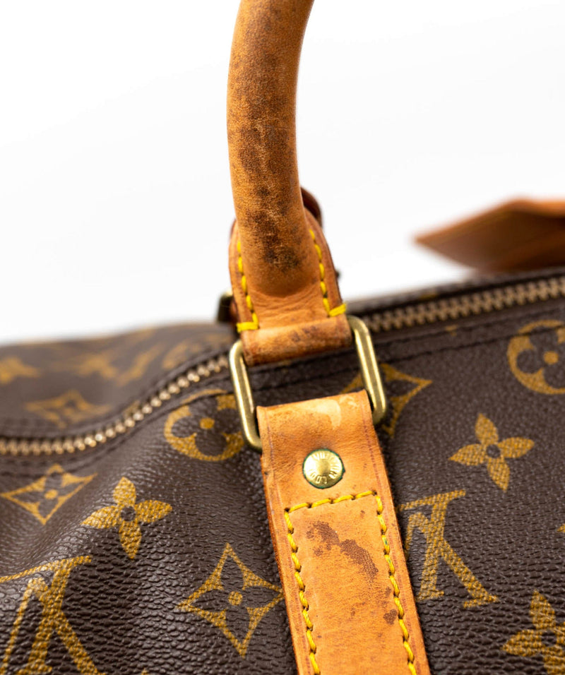 LOUIS VUITTON Monogram Keepall Bandouliere 45 Boston Bag