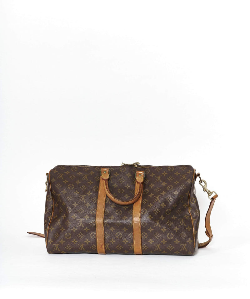 Louis Vuitton LOUIS VUITTON Monogram Keepall Bandouliere 45 Boston Bag VI872