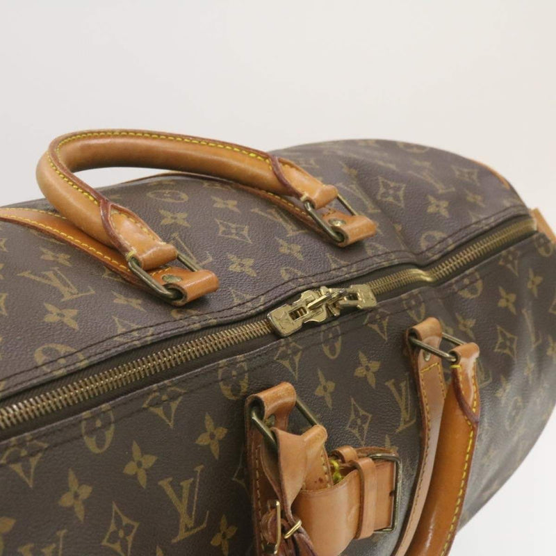 Louis Vuitton Keepall Bandouliere 50 Duffel with Strap Brown