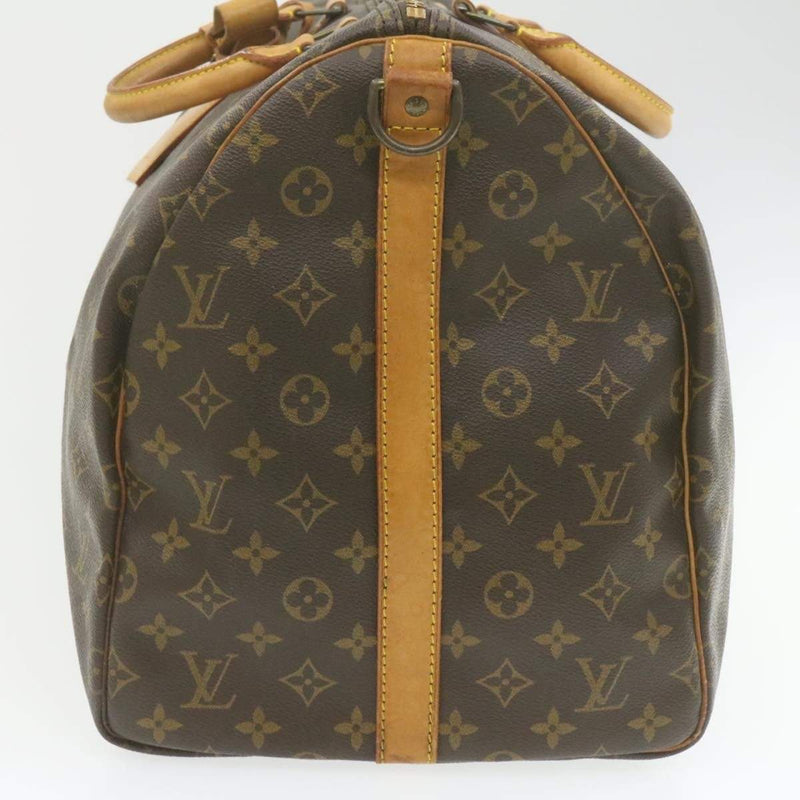Louis Vuitton LOUIS VUITTON Monogram Keepall Bandouliere 55 Boston Bag M41414 LV Auth yt142