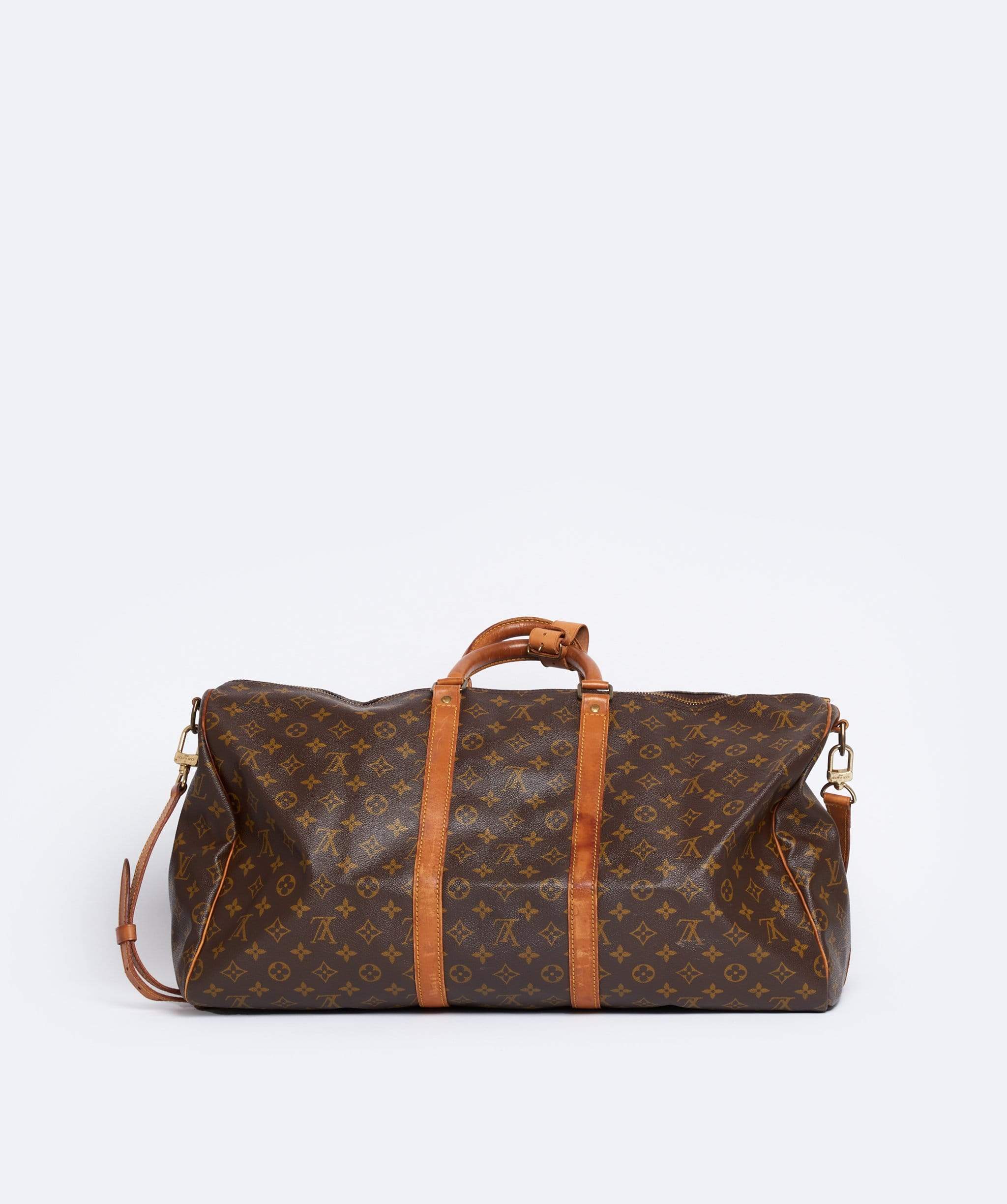 louis Vuitton LOUIS VUITTON Monogram Keepall Bandouliere 55 Boston Bag VI882