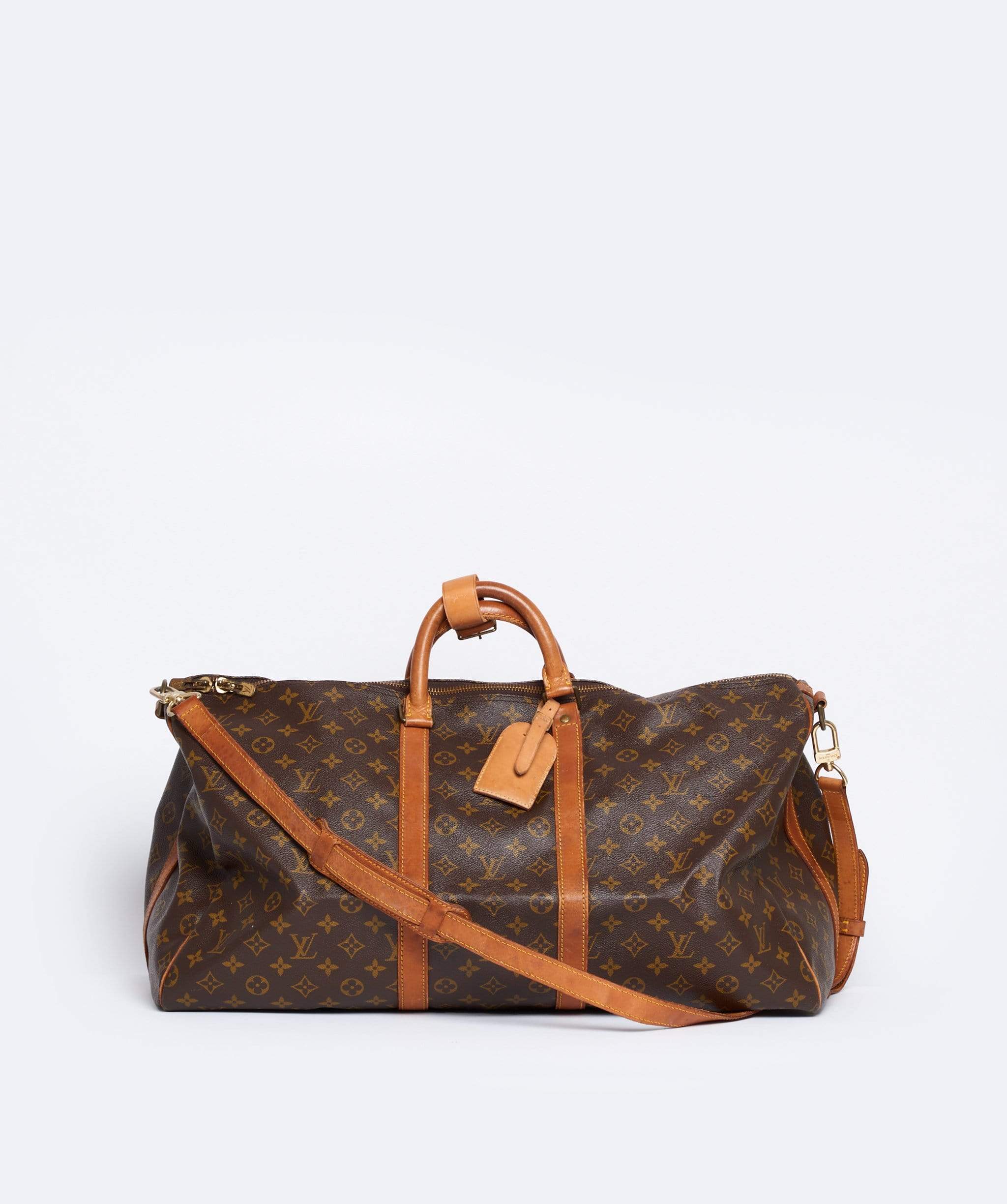 louis Vuitton LOUIS VUITTON Monogram Keepall Bandouliere 55 Boston Bag VI882