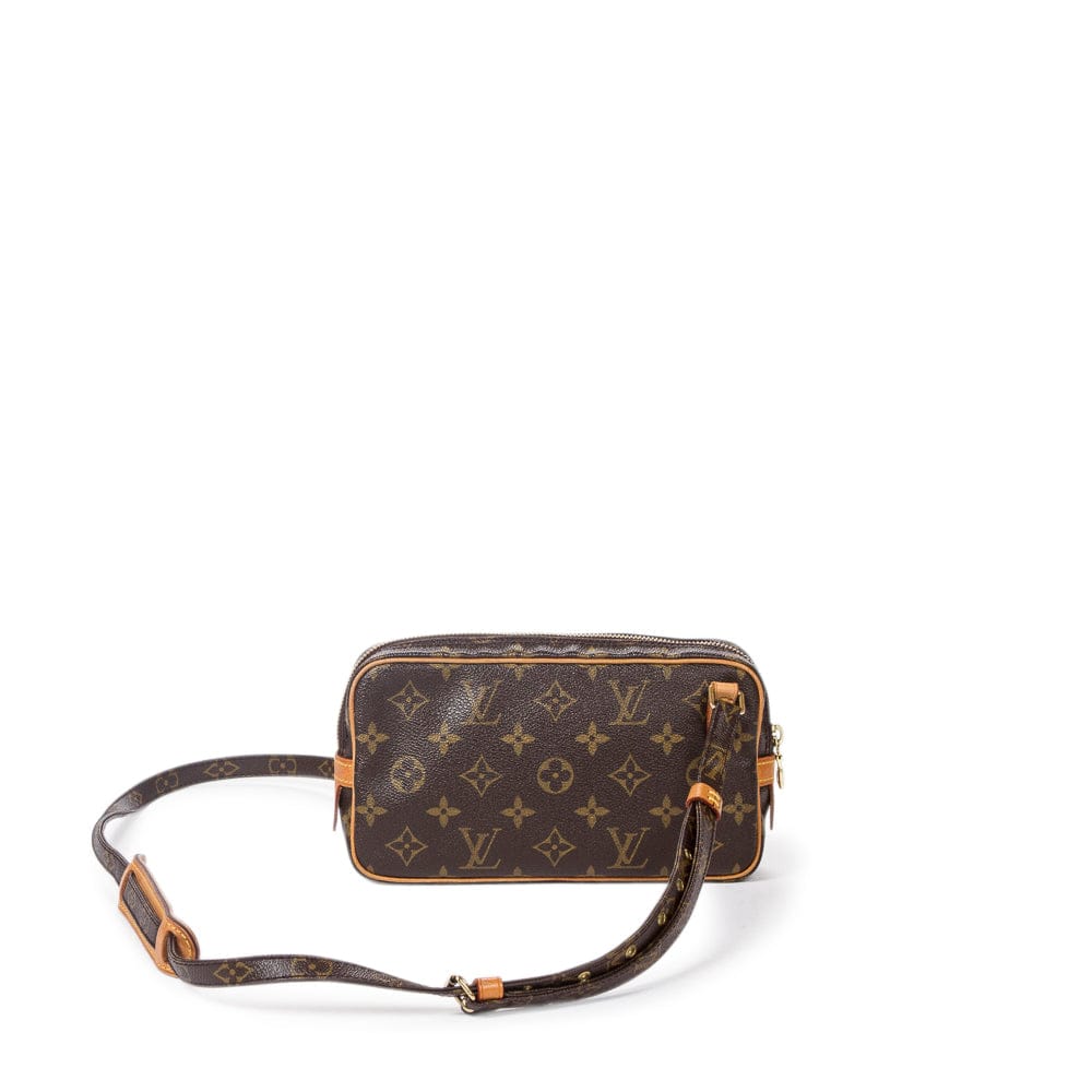 Marly leather crossbody bag Louis Vuitton Brown in Leather - 35418729