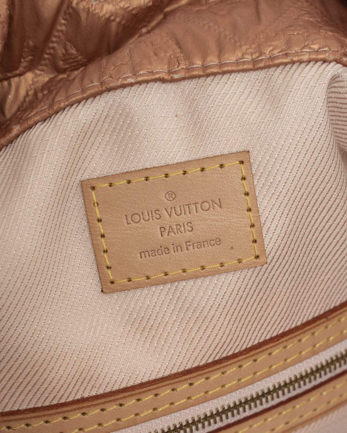 Louis Vuitton Louis Vuitton Monogram Metallic Pink Leather Soft Clutch Bag - AGL1443