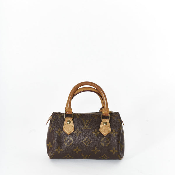Louis Vuitton Mini Speedy Handbag Purse Monogram M41534 TH0927