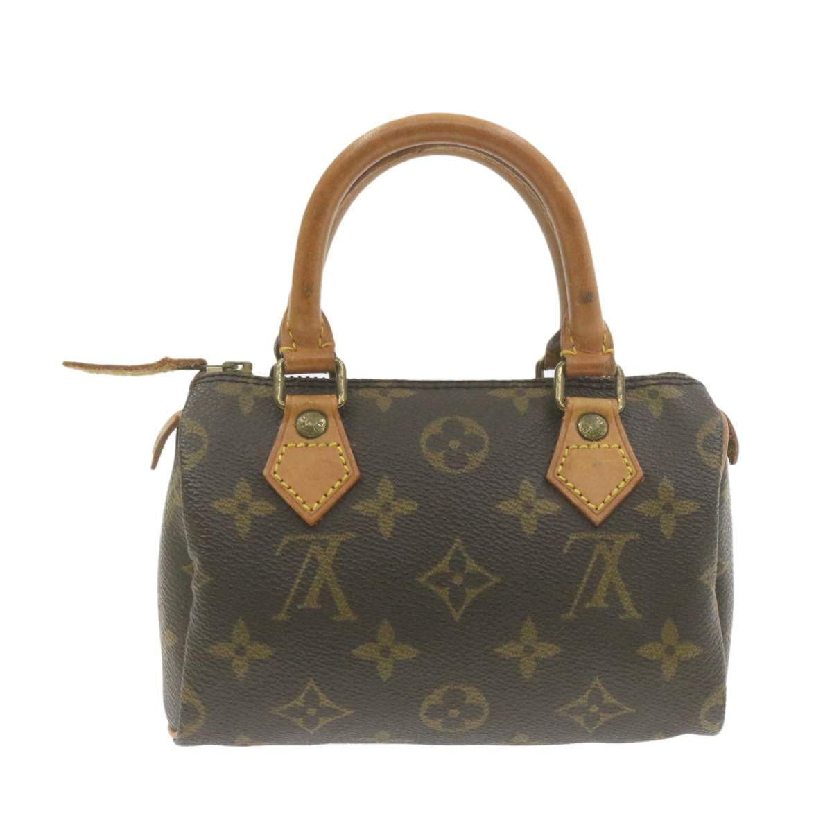 Louis Vuitton LOUIS VUITTON Monogram Mini Speedy Hand Bag AWL1058