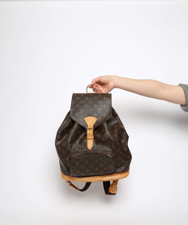 Louis Vuitton LOUIS VUITTON Monogram Montsouris GM Backpack BA0918