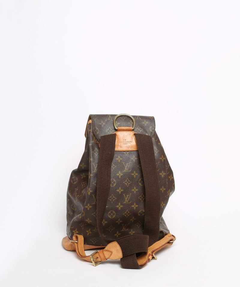 Louis Vuitton Monogram Montsouris Backpack GM Brown