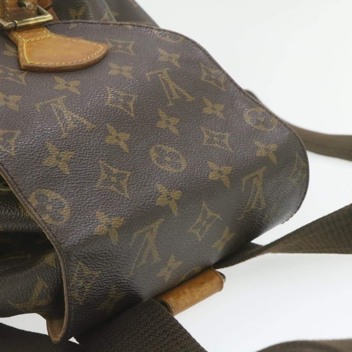 Louis Vuitton LOUIS VUITTON Monogram Montsouris GM Backpack Knapsack M51135 LV Auth 20814