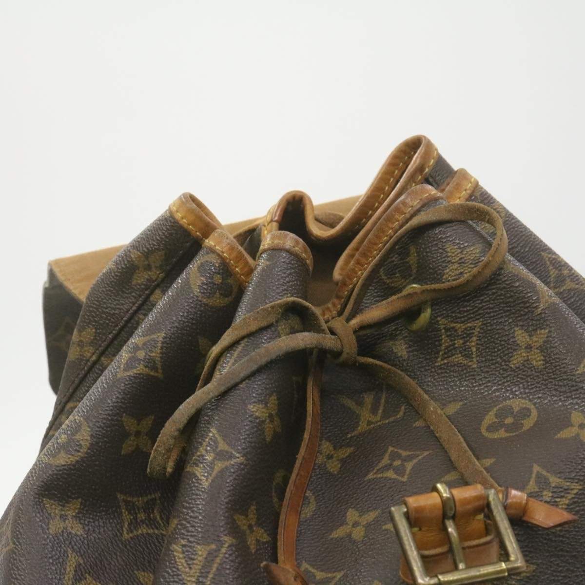 Louis Vuitton LOUIS VUITTON Monogram Montsouris GM Backpack Knapsack M51135 LV Auth 20814