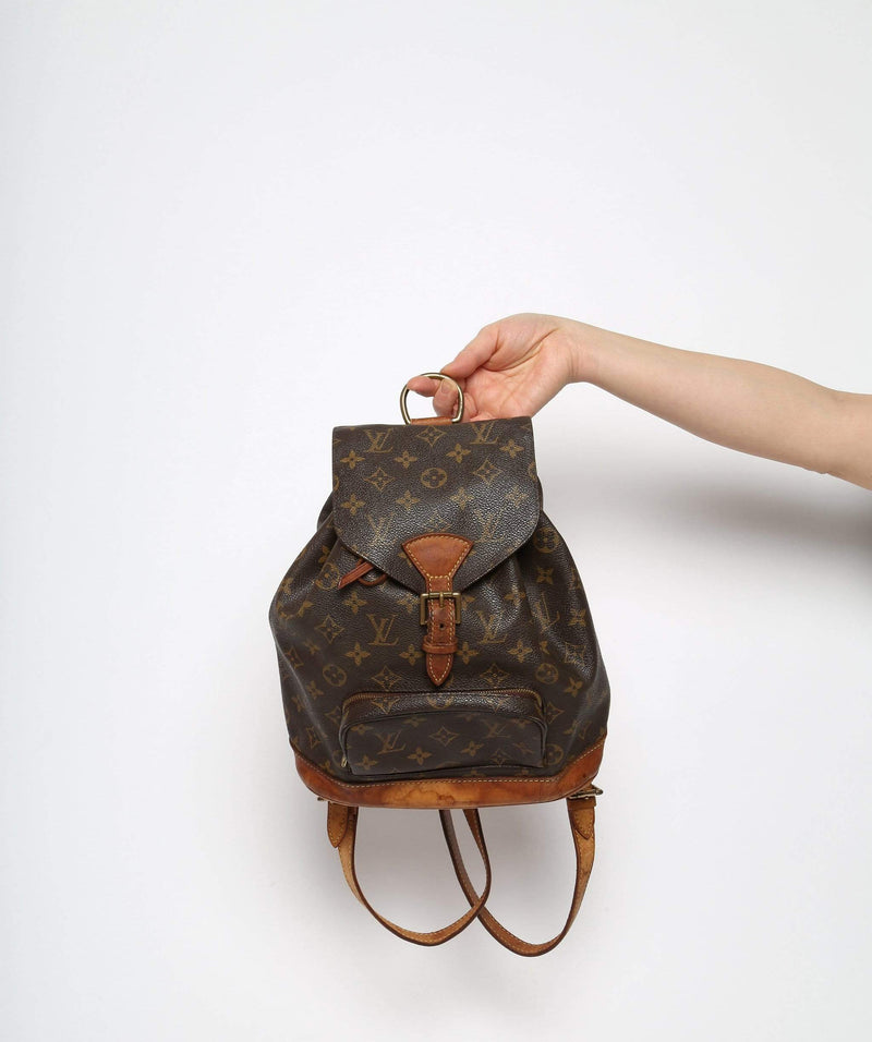 Louis Vuitton Monogram Montsouris MM Backpack LV SP0959