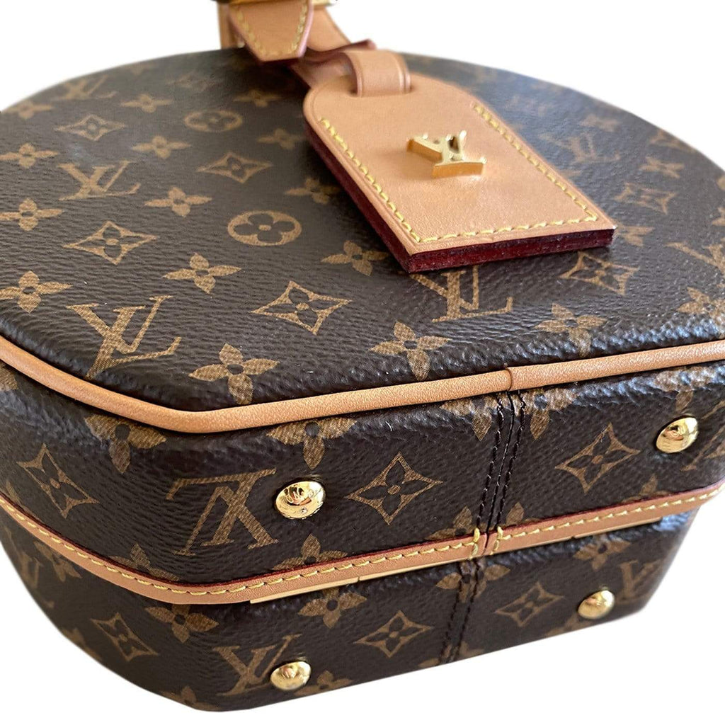 Louis Vuitton Monogram Canvas Petite Boite Chapeau Box Bag – I