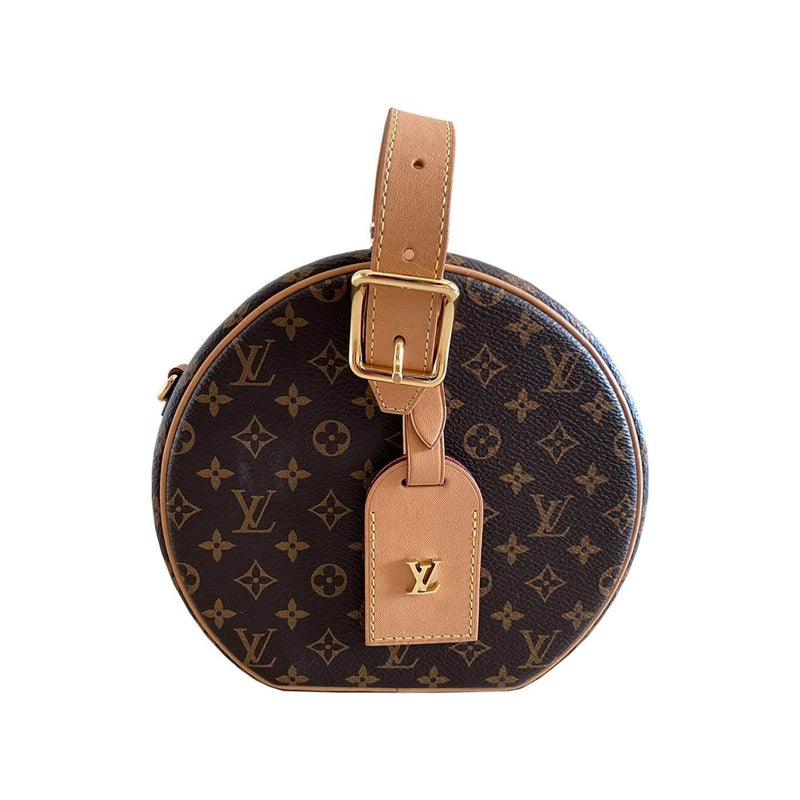 Louis Vuitton PETITE BOITE CHAPEAU Beige Leather ref.944720 - Joli