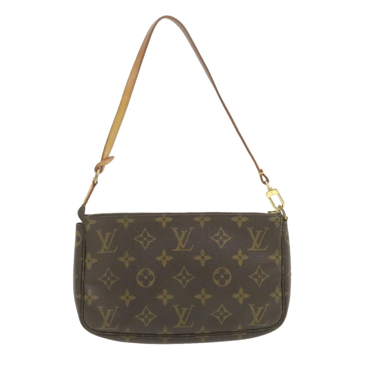 Louis Vuitton LOUIS VUITTON Monogram Pochette with Longer Strap SL0051