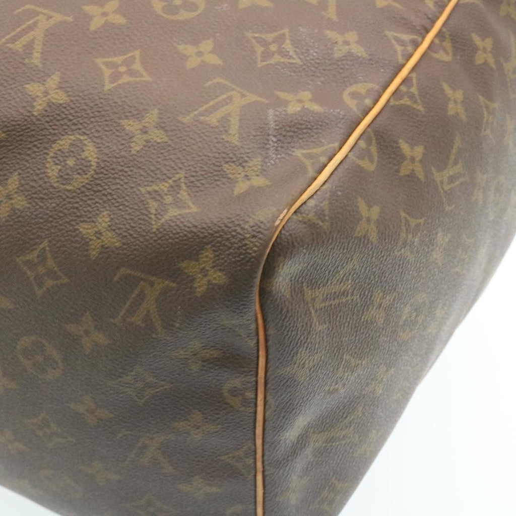 LOUIS VUITTON Monogram Sac Souple 55 Boston Bag