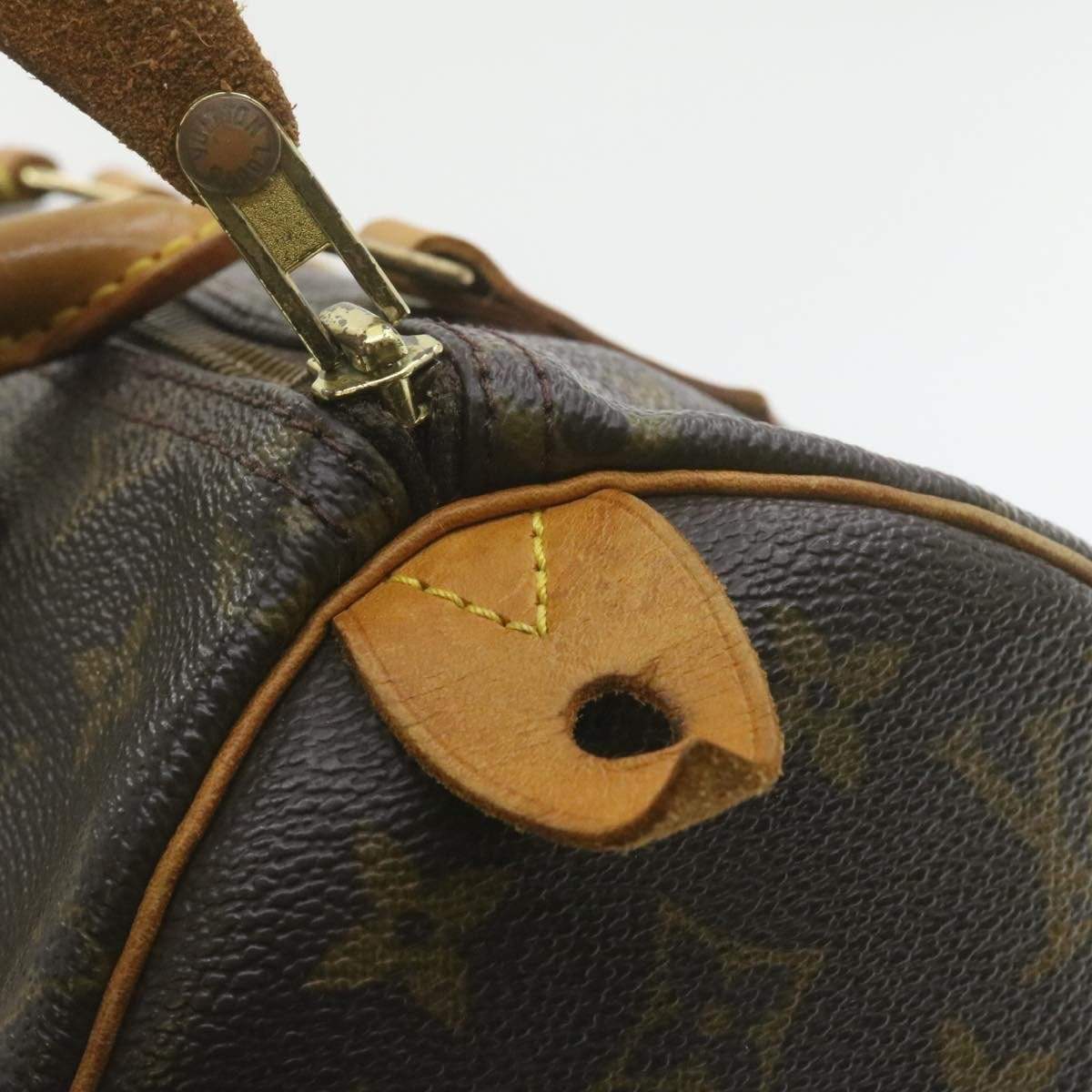 Louis Vuitton LOUIS VUITTON Monogram Speedy 25 Hand Bag M41528 LV Auth rd1873 SPO979