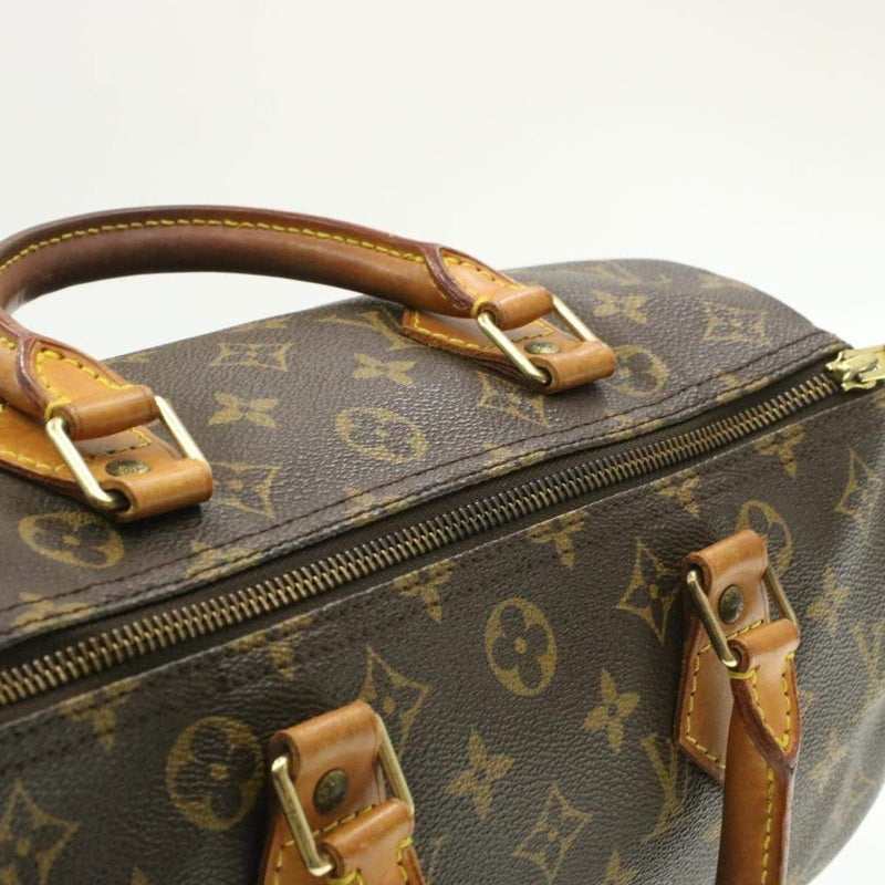Louis Vuitton Vintage - Monogram Speedy 30 Bag - Brown - Leather