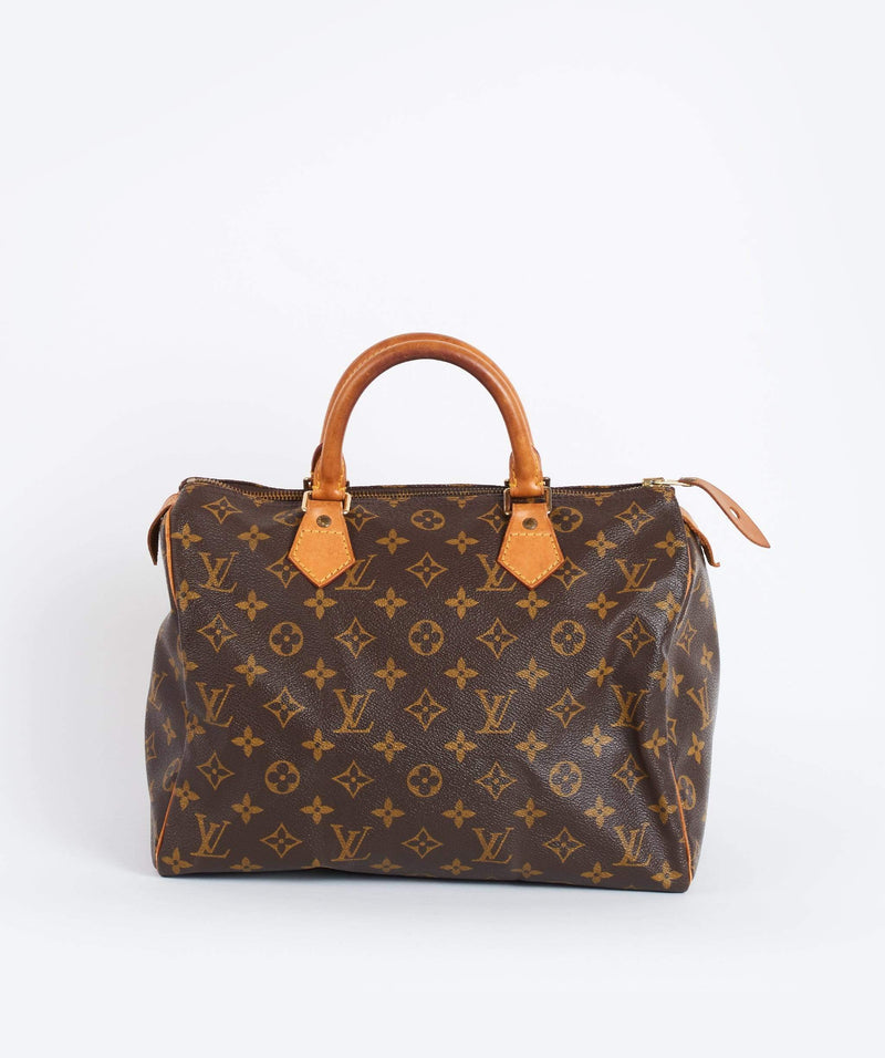 Louis Vuitton Speedy 30 LV Bag 100% Authentic Genuine Leather