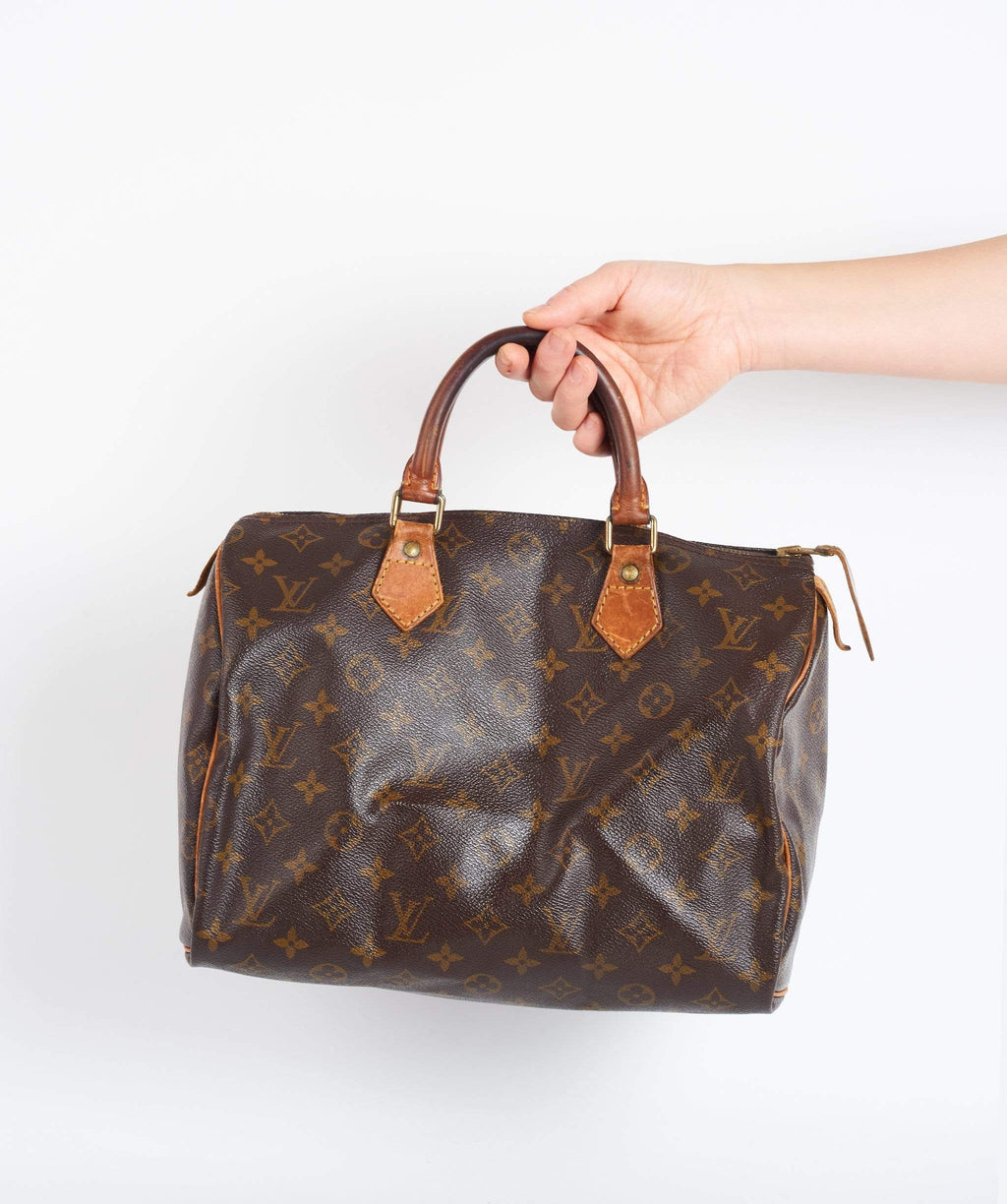 LOUIS VUITTON Monogram Speedy 30 Hand Bag LV VI1902 – LuxuryPromise