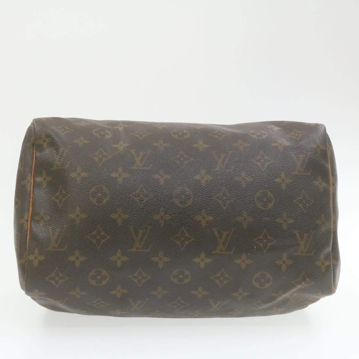 Louis Vuitton LOUIS VUITTON Monogram Speedy 30 Hand Bag M41526 LV Auth 20998 TH1011