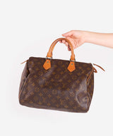 Louis Vuitton LOUIS VUITTON Monogram Speedy 30 Hand Bag S.A 841