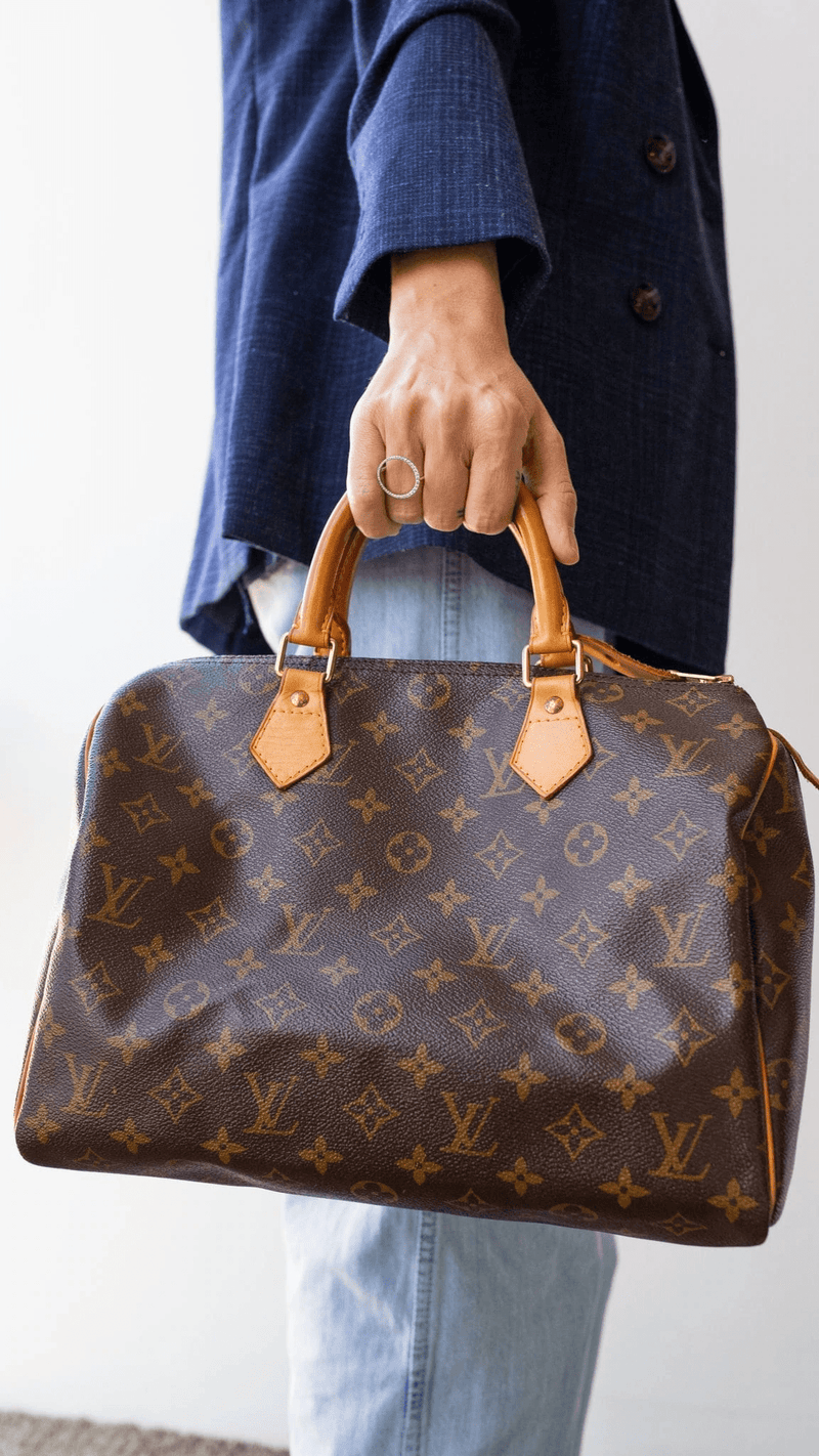 LV Speedy 30CM Monogram Brown Canvas M41108