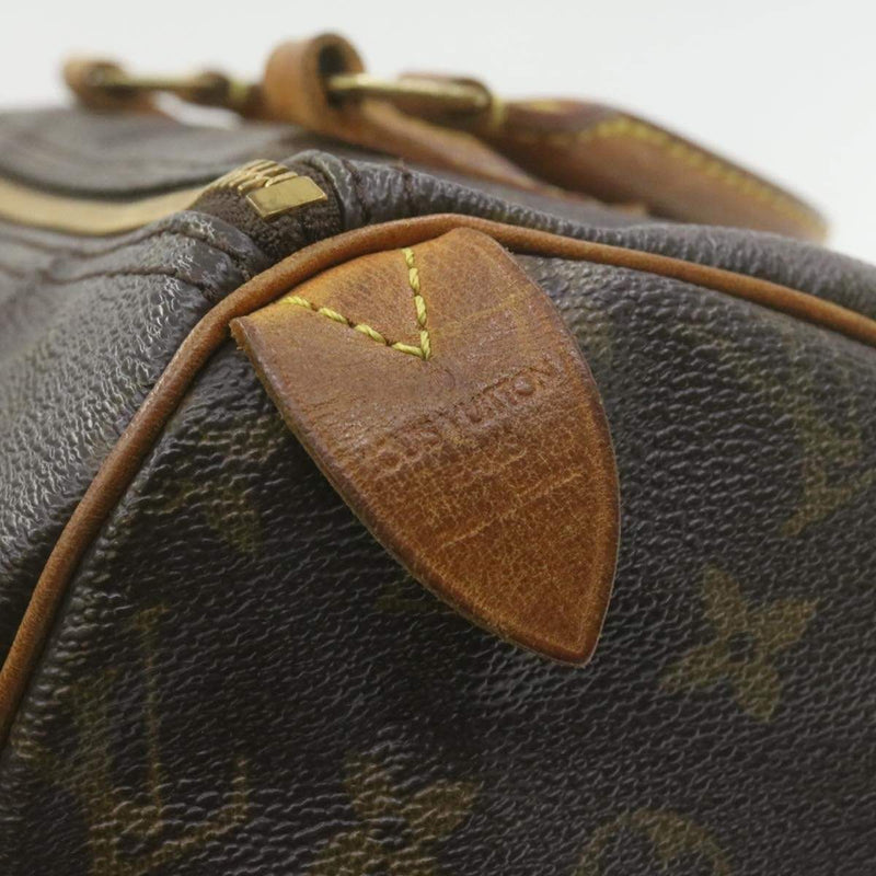 Louis Vuitton Vintage - Monogram Speedy 30 Bag - Brown - Leather