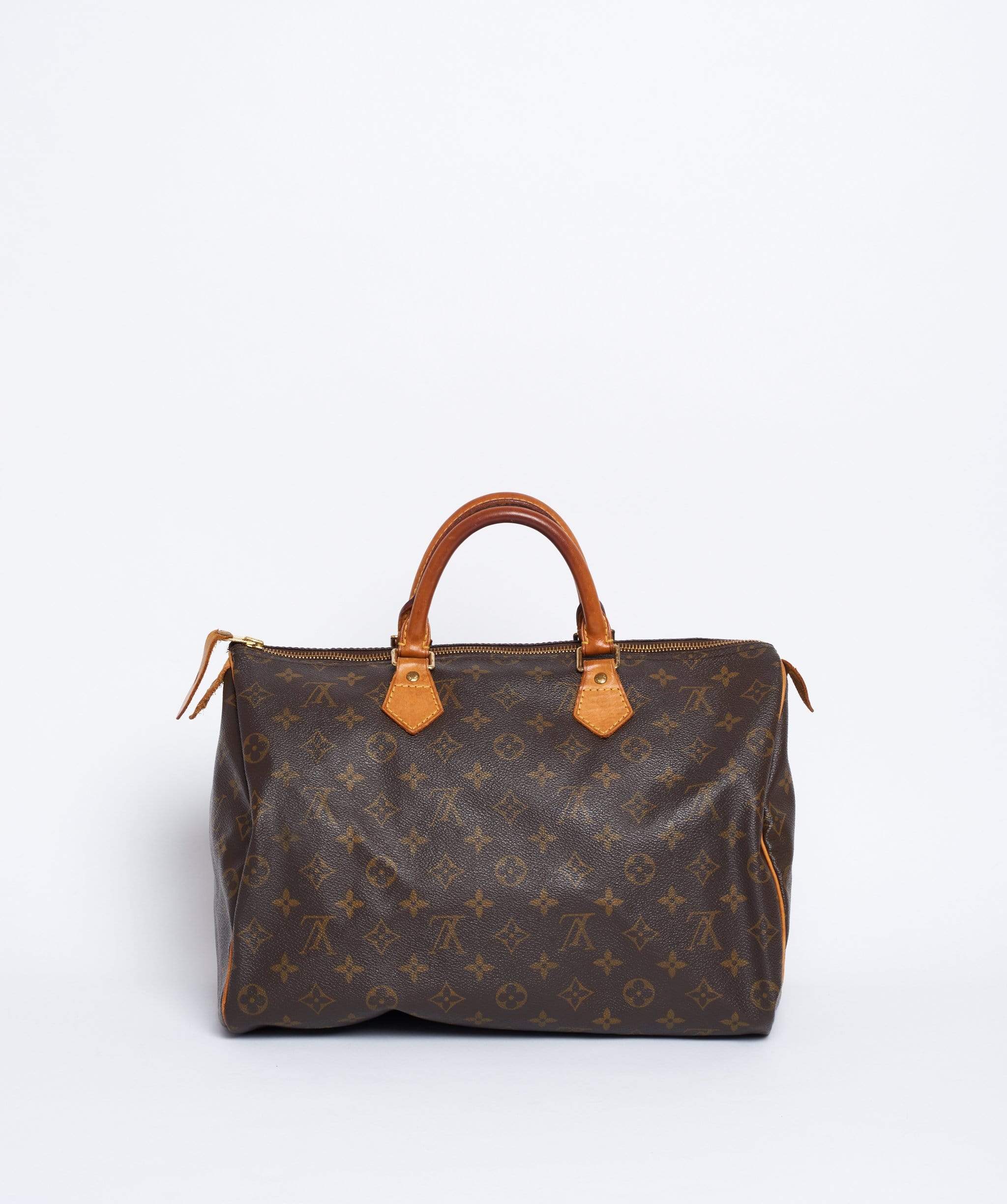 Louis Vuitton LOUIS VUITTON Monogram Speedy 35 Handbag MB0091