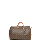 Louis Vuitton LOUIS VUITTON Monogram Speedy 40 Hand Bag MB0091