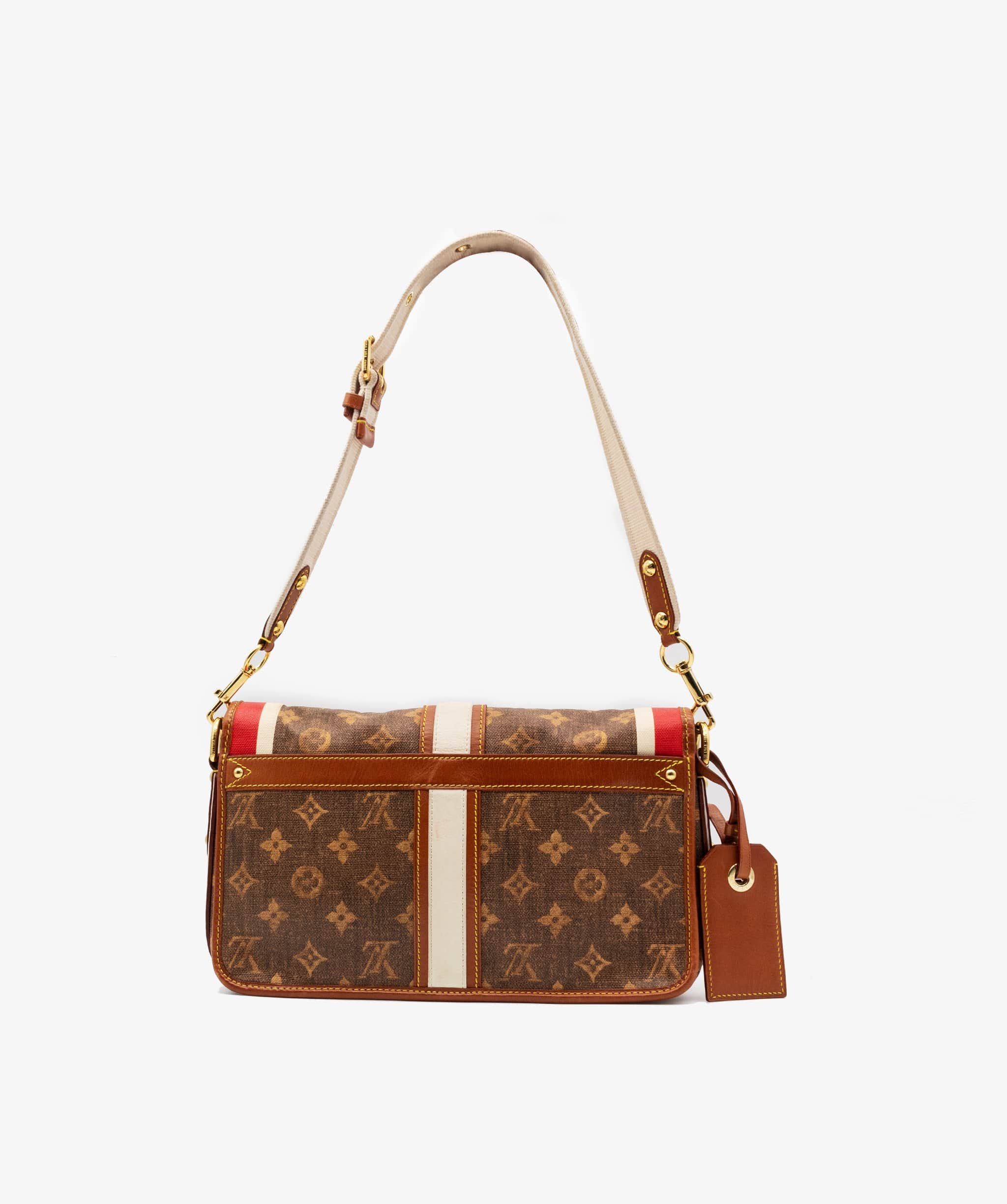 Louis Vuitton Louis Vuitton Monogram Tisse Porte Rayures Shoulder Bag